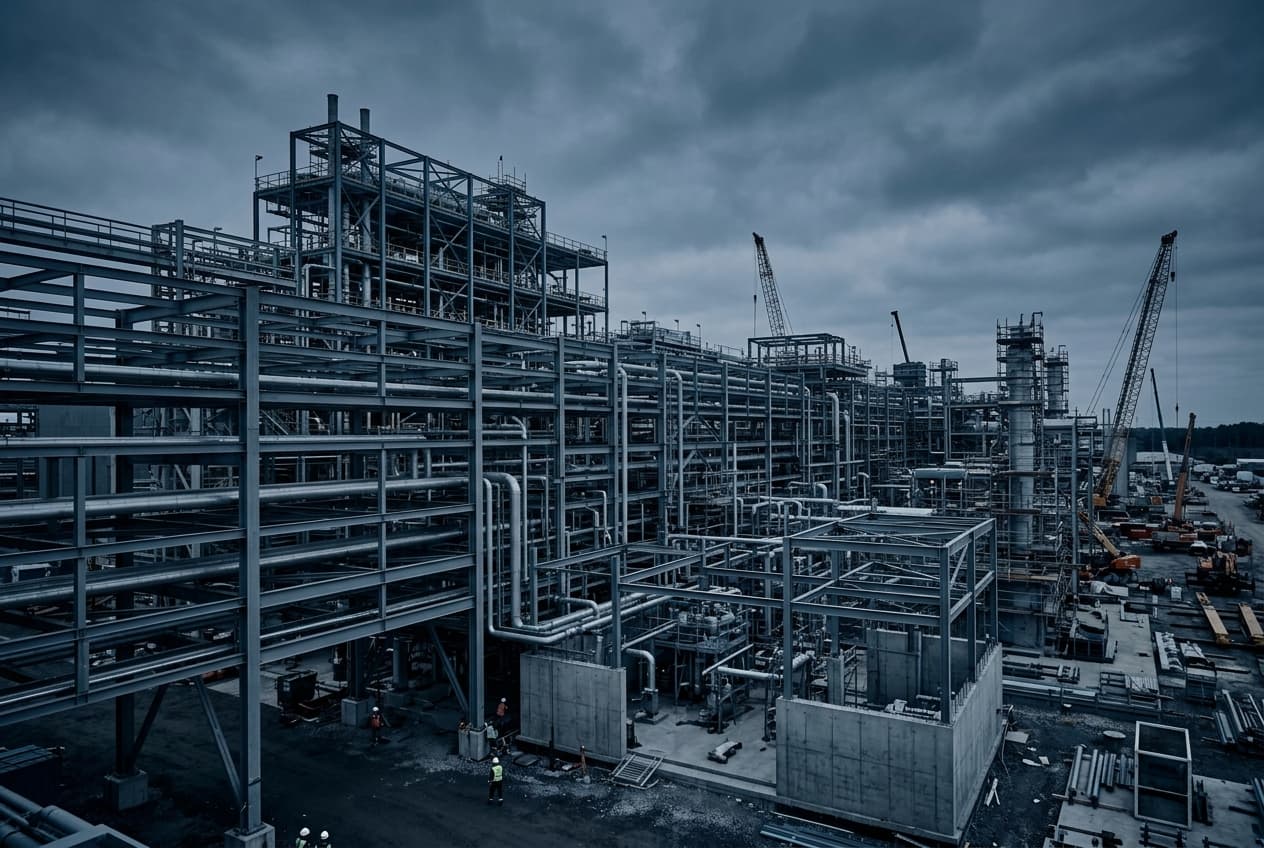 Industrial facility steel package — Main